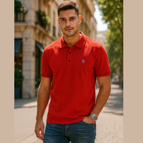 Camisa Polo Masculina Diversas Cores em Malha Piquet