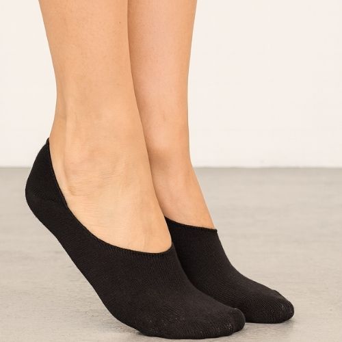 Kit 12 Pares Meias Pretas Cano Invisível Unissex Rafa Parize