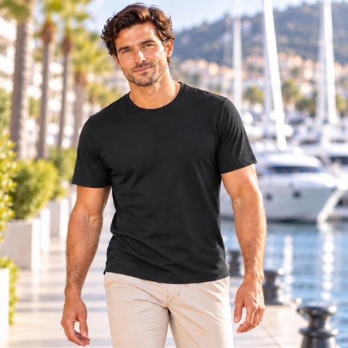 Camiseta Masculina Slim Gola Redonda Hering