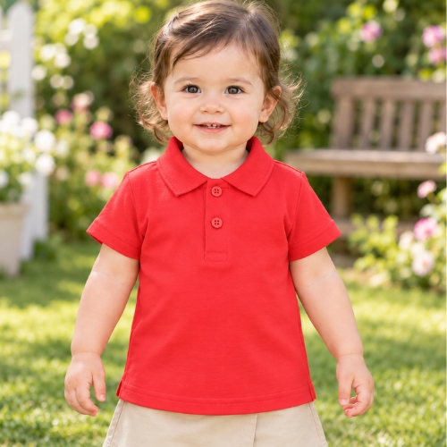 Camisa Polo Menina Vermelha- Malwee kids