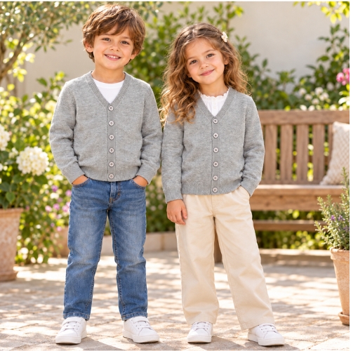 Cardigan Infantil Unissex Malwee Gola V com 6 Botões