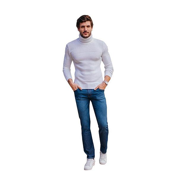 Calça Jeans Skinny Staroup Slim Fit Azul