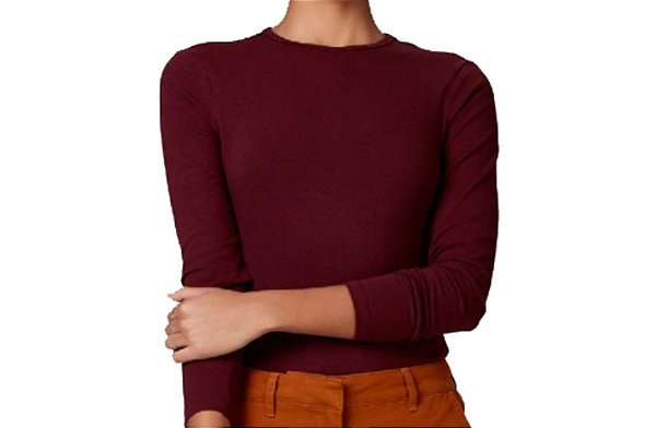 Blusa Feminina Básica Manga Longa 1000026304 Malwee