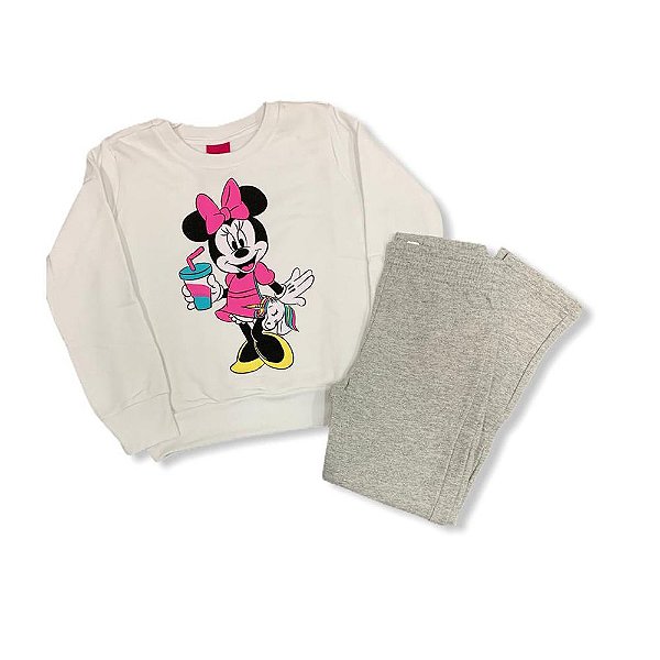 Conjunto Infantil Feminino Longo P90127 Disney
