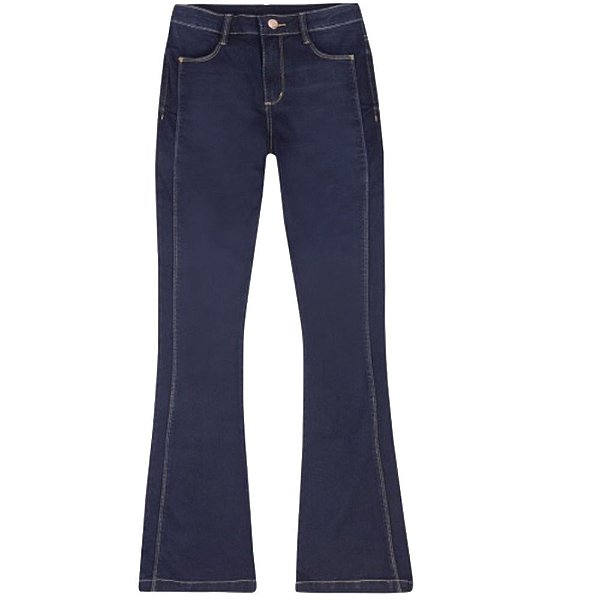 Calça Jeans Feminina Flare Com Soft Touch H9511A Hering