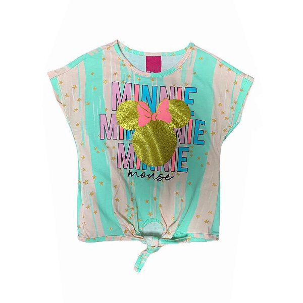 Camiseta Manga Curta Minnie D31199 Disney