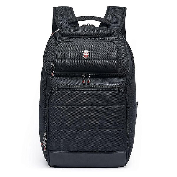 Mochila Swissport Hightec Preta. Qualidade e Estilo