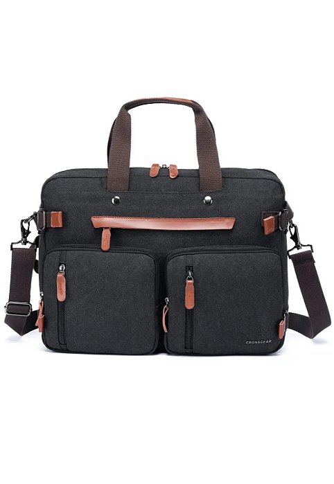 Pasta Executiva 3 em 1: Mochila, Bolsa Transversal e Case para Notebook