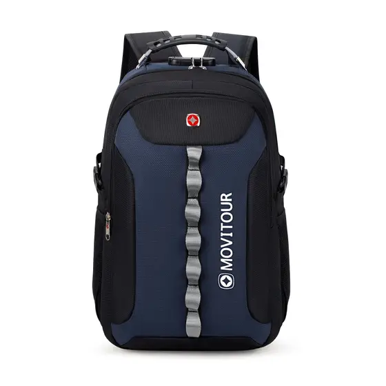 Mochila Unissex Movitour Fusion para Notebook – Cadeado, USB, Fone e Capa de Chuva