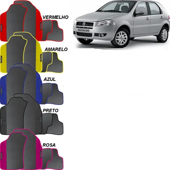 Jogo de Tapetes Automotivos Fiat Palio G3 – Estilo, Proteção e Conforto