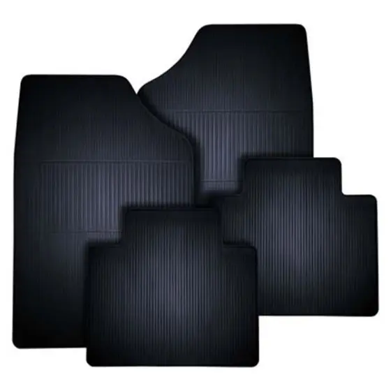 Jogo Tapete Carro Borracha Grossa Universal Preto