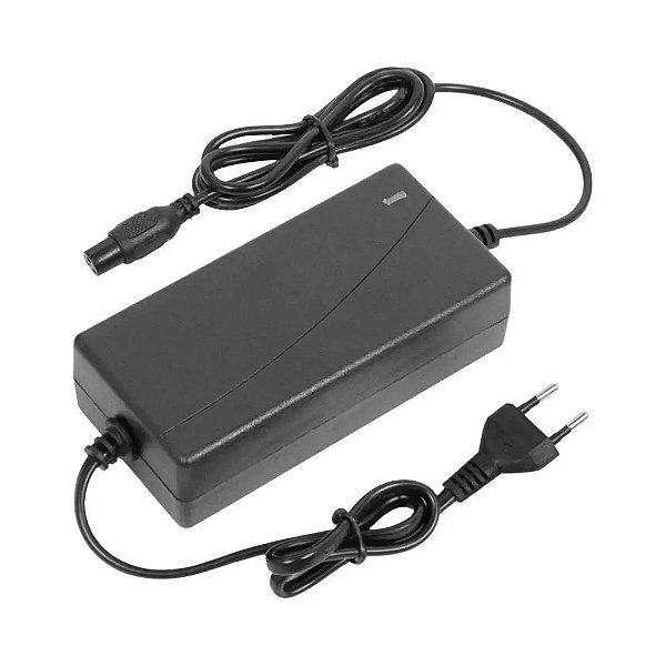 Carregador Bike Elétrica 42V 2A 3 Pinos Bivolt