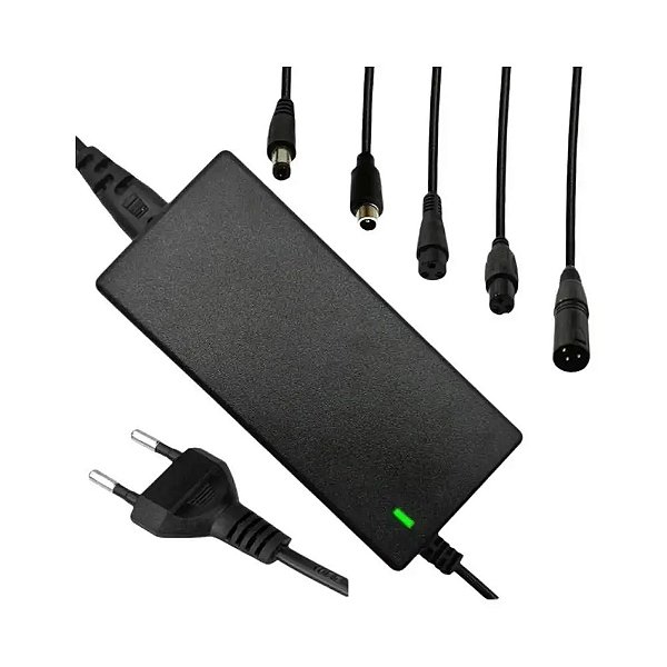 Carregador Bike Elétrica 42V 54.6V 2A Bivolt