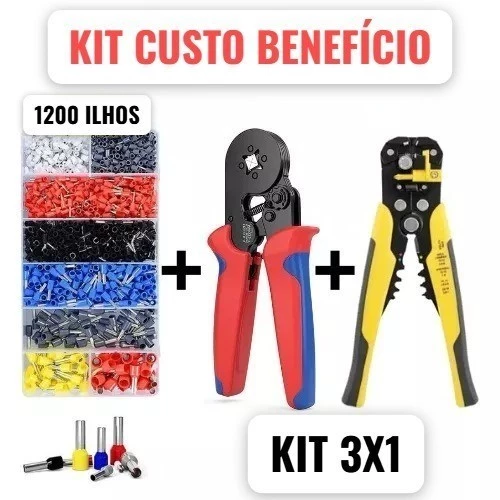 kit completo para eletricista, manutenção e reparos
