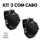 Kit 2 Mochilas Viagem Impermeável Reforçada
