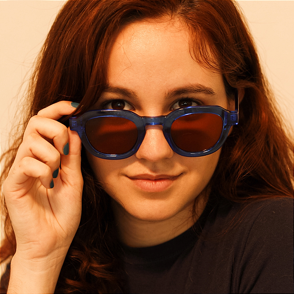 Óculos em Acetato Frevo Azul