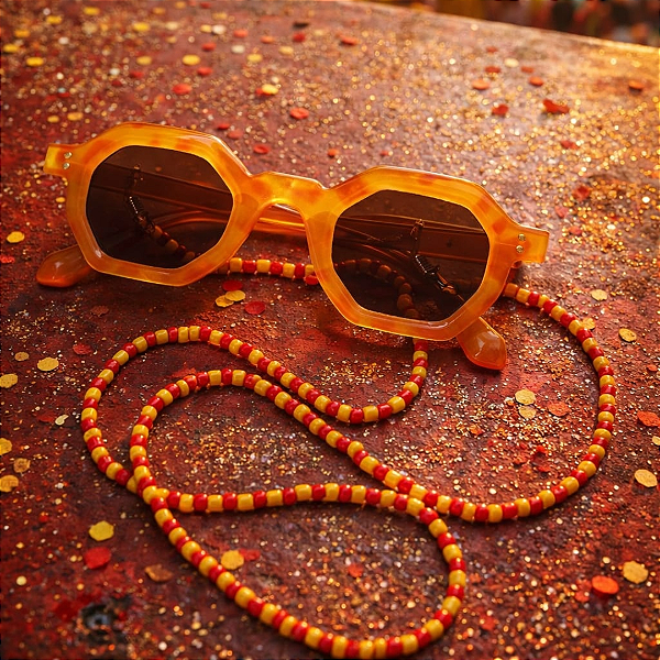 Cordinha Frevo Vermelho/Amarelo