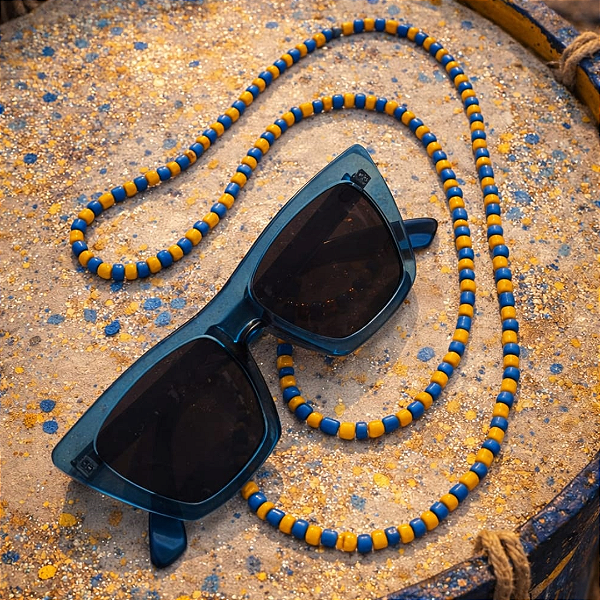 Cordinha Frevo Azul/Amarelo