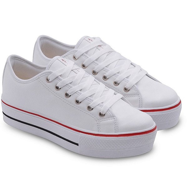 tenis flatform feminino