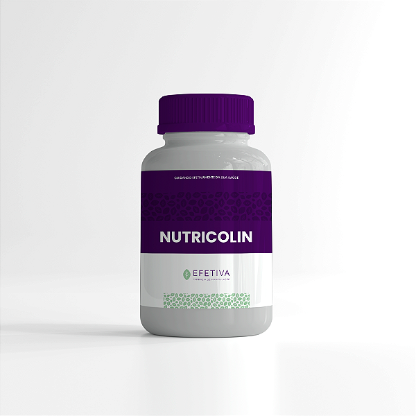 Nutricolin 300mg Cápsulas Auxilia no estímulo das Proteínas da Beleza
