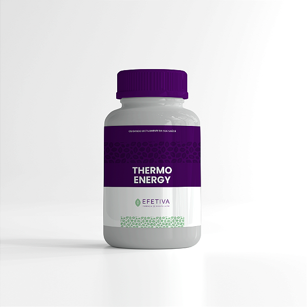 Thermo Energy Cápsulas Cafeina100mg + Chá verde 200mg + Capsiate 2,5mg + Citrus Aurantium 250mg