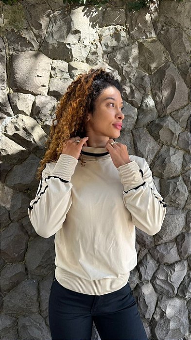Blusa Scala Gola Rolê Sem Costura