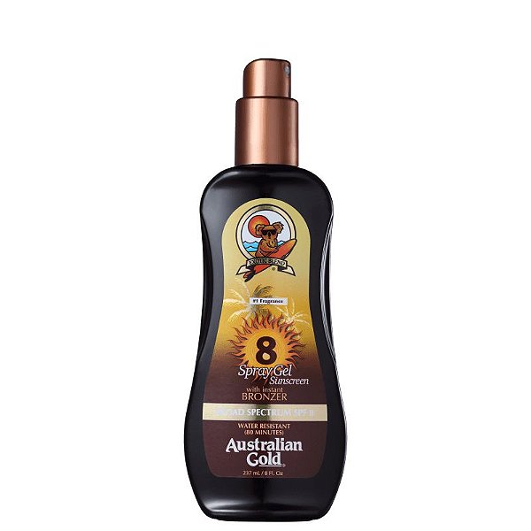 Bronzeador Spray Australian Gold Instant Bronzer FPS 8 237ml