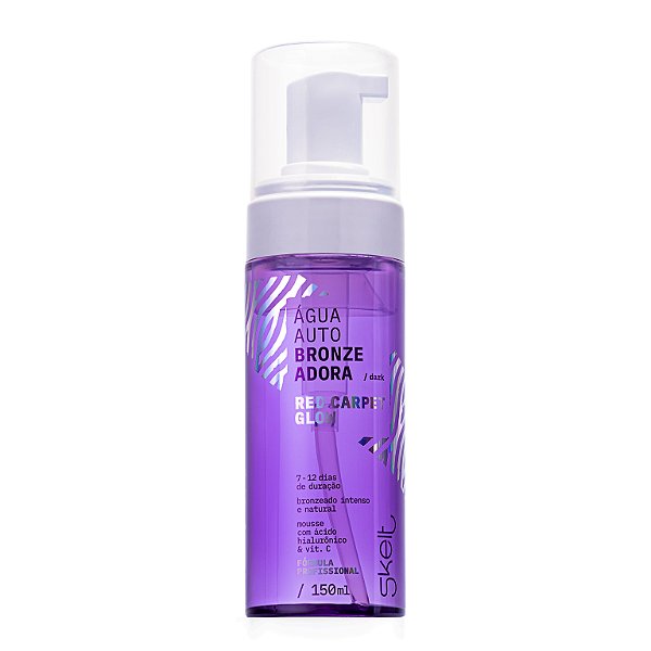 Água Autobronzeadora Corporal Skelt Red Carpet Glow Dark 150ml