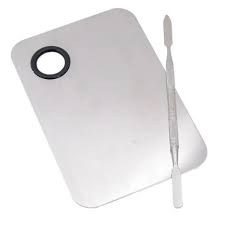 KIT PLACA + ESPATULA PARA MAQUIAGEM MACRILAN