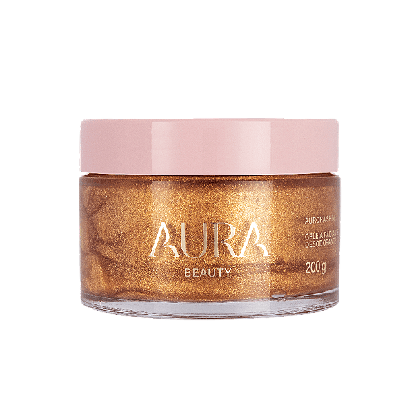 AURA GELEIA RADIANTE ILUMINADORA HIDRATANTE CORPORAL AURORA SHINE 200ML JADE PICON