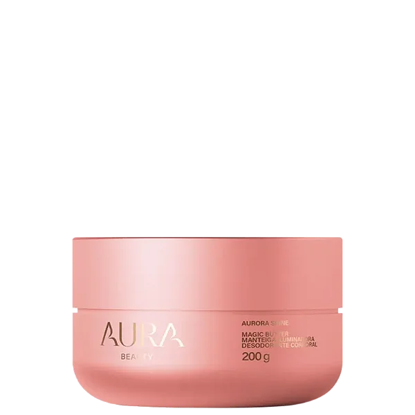 AURA MANTEIGA ILUMINADORA HIDRATANTE CORPORAL AURORA SHINE 200G JADE PICON