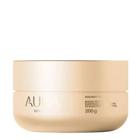 AURA MANTEIGA ILUMINADORA HIDRATANTE CORPORAL RADIANT HERA 200G JADE PICON