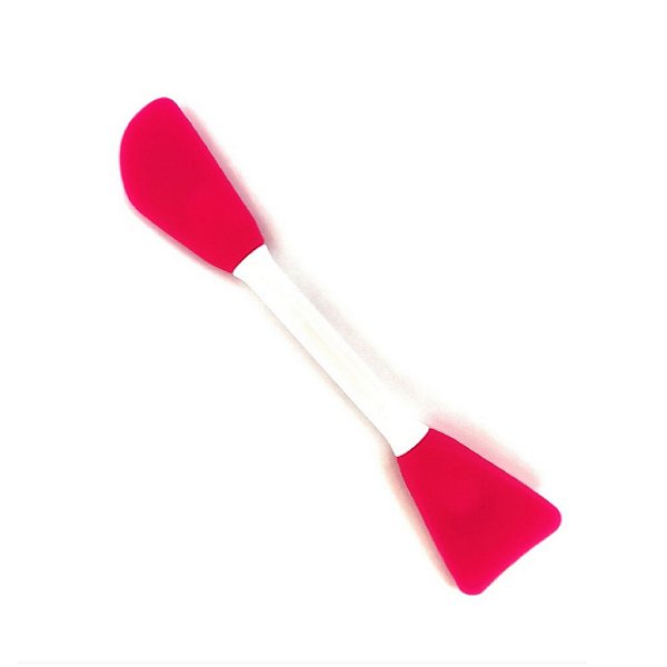 PINCEL DUPLO ESPÁTULA DE SILICONE PARA MÁSCARA SKINCARE