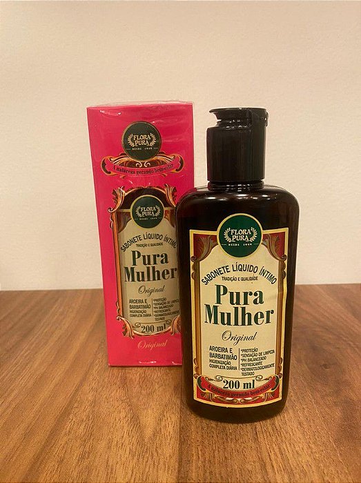 Sabonete Líquido Íntimo Feminino - Aroeira e Barbatimão 20ml