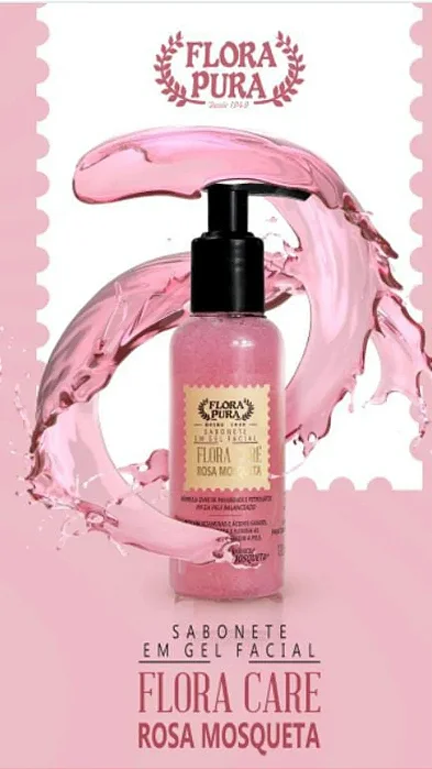 Rosa mosqueta Sabonete em Gel Facial 120ml