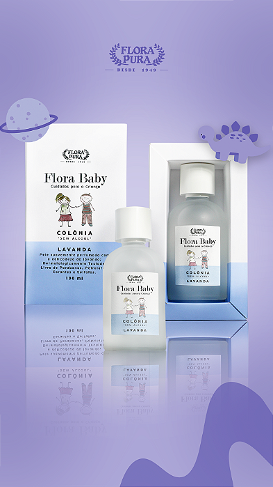 Flora Baby Deo Colônia de Lavanda 100ml