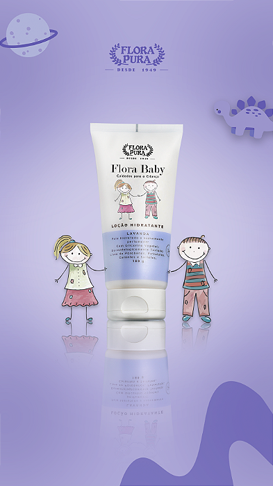 Flora baby Loção Hidratante Lavanda 180ml