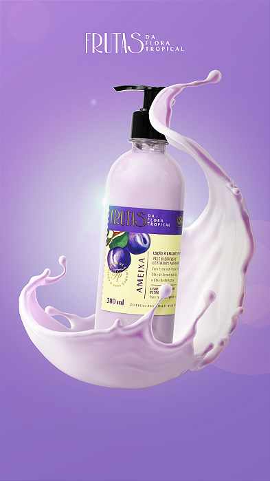 Loção  Hidratante Frutal Ameixa  380ml