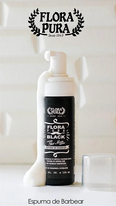 Black Flora Espuma de barbear 160ml