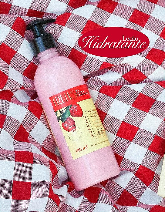 Loção Hidratante Frutal Morango 380ml
