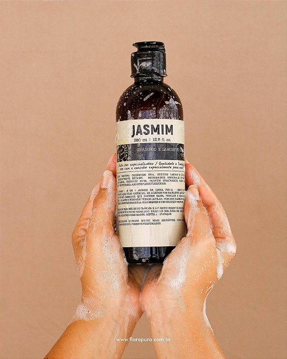 Jasmim shampoo e corpo 2 x 1  380ml Flora Pura
