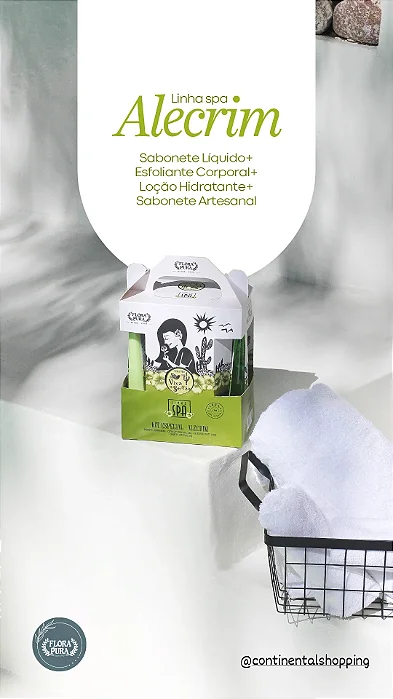 Kit SPA Viva Sertão Alecrim  Flora Pura 1380ml