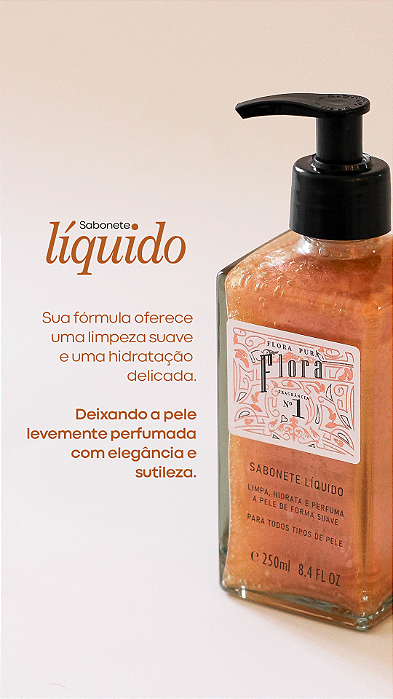 Flora n° 1 Sabonete Líquido Corporal  250ml