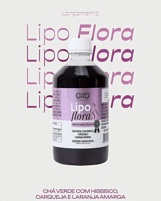 LIPO FLORA - Chá Pronto 500ml