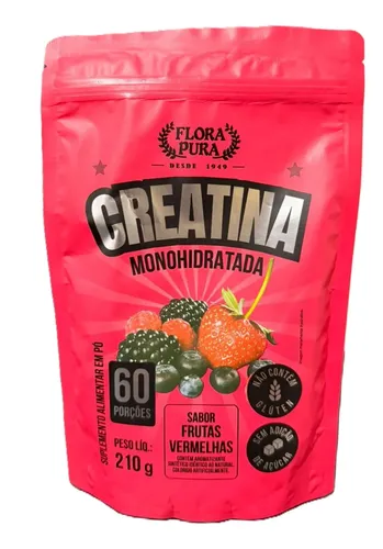 Creatina Monohidratada sabor Frutas Vermelhas 210g