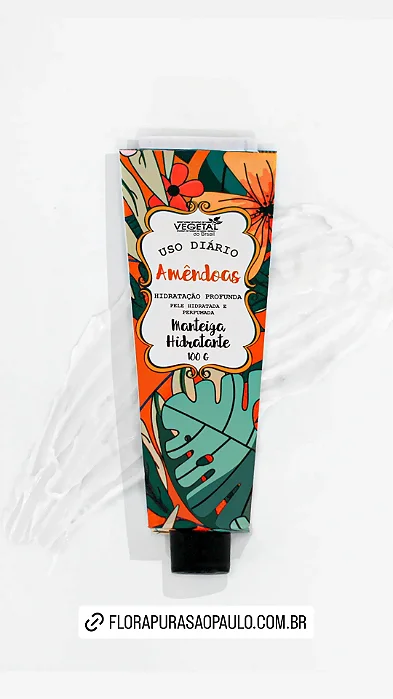 Manteiga Hidratante AMÊNDOAS 100g