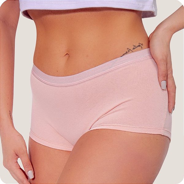 Kit 6 Calcinhas Boxer Invisível