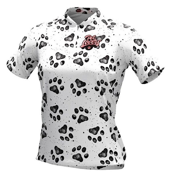 Camisa De Ciclismo Feminina Pet Lovers Dog