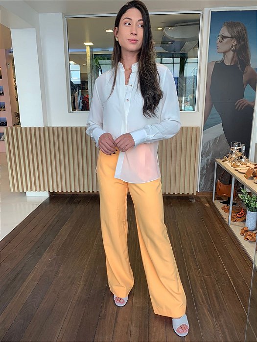 CALÇA ALFAIATARIA LARANJA