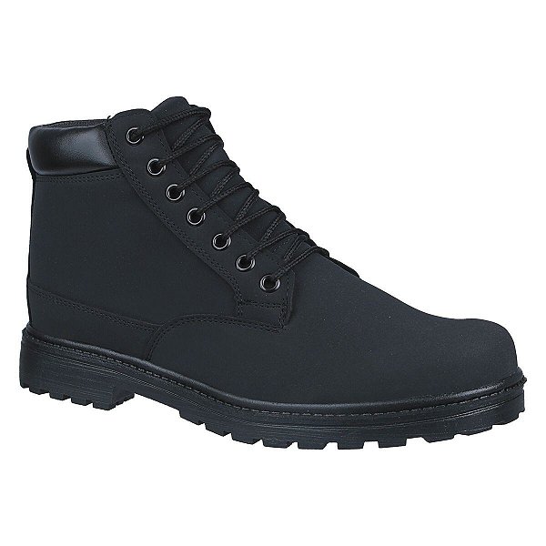 Bota Coturno Adventure Costurado Preto